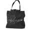 ヨウジヤマモト Yohji Yamamoto シグネチャーロゴカウレザートートバッグ M メンズ ONE SIZE